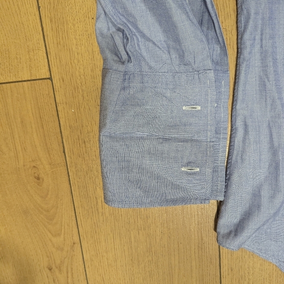 Ralph Lauren Shirt Mens 16 1/2 - 35 Blue Plaid Estate Button Up Long Sleeve - Picture 4 of 10